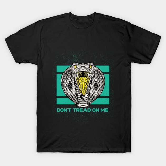 Don't tread on me Libertarian Gadsden Flag Snake T-Shirt by TheMemeCrafts